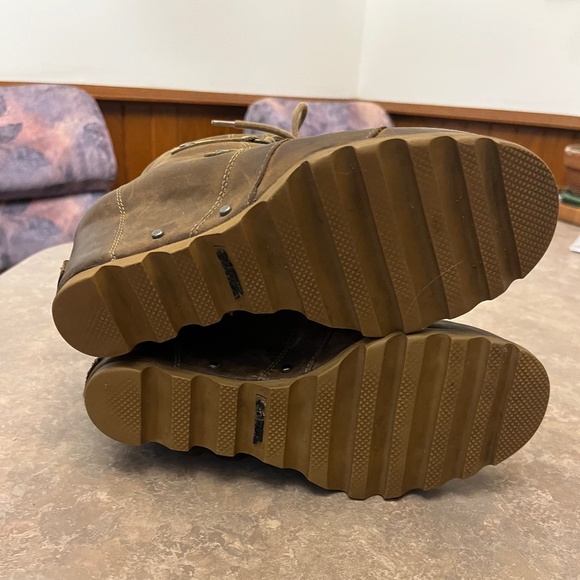Sorel Leather Wedge Boots - Picture 3 of 3